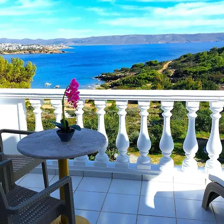 Dea Del Mare Complex In Front Of The Sea. Sounion